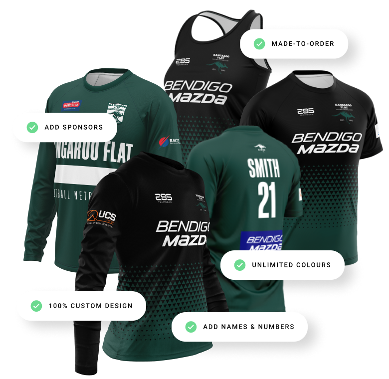 sports teams custom apparels